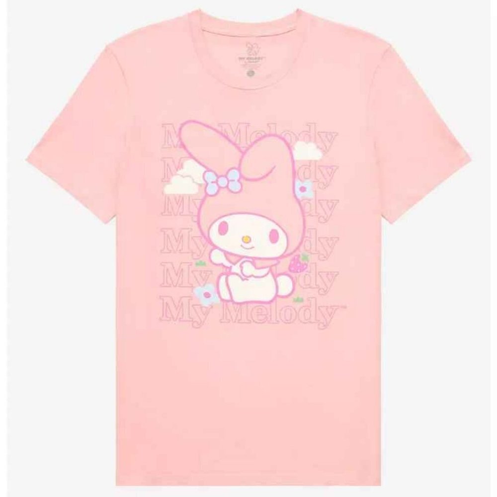 Retired! My Melody Flowers Boyfriend Fit T-Shirt
